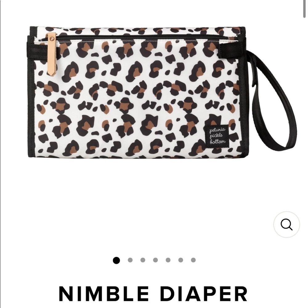 Petunia pickle bottom diaper changing pad clutch